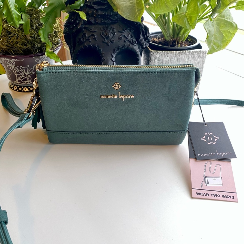 Nanette Lepore Rain Forest  Crossbody Bag.  NWT